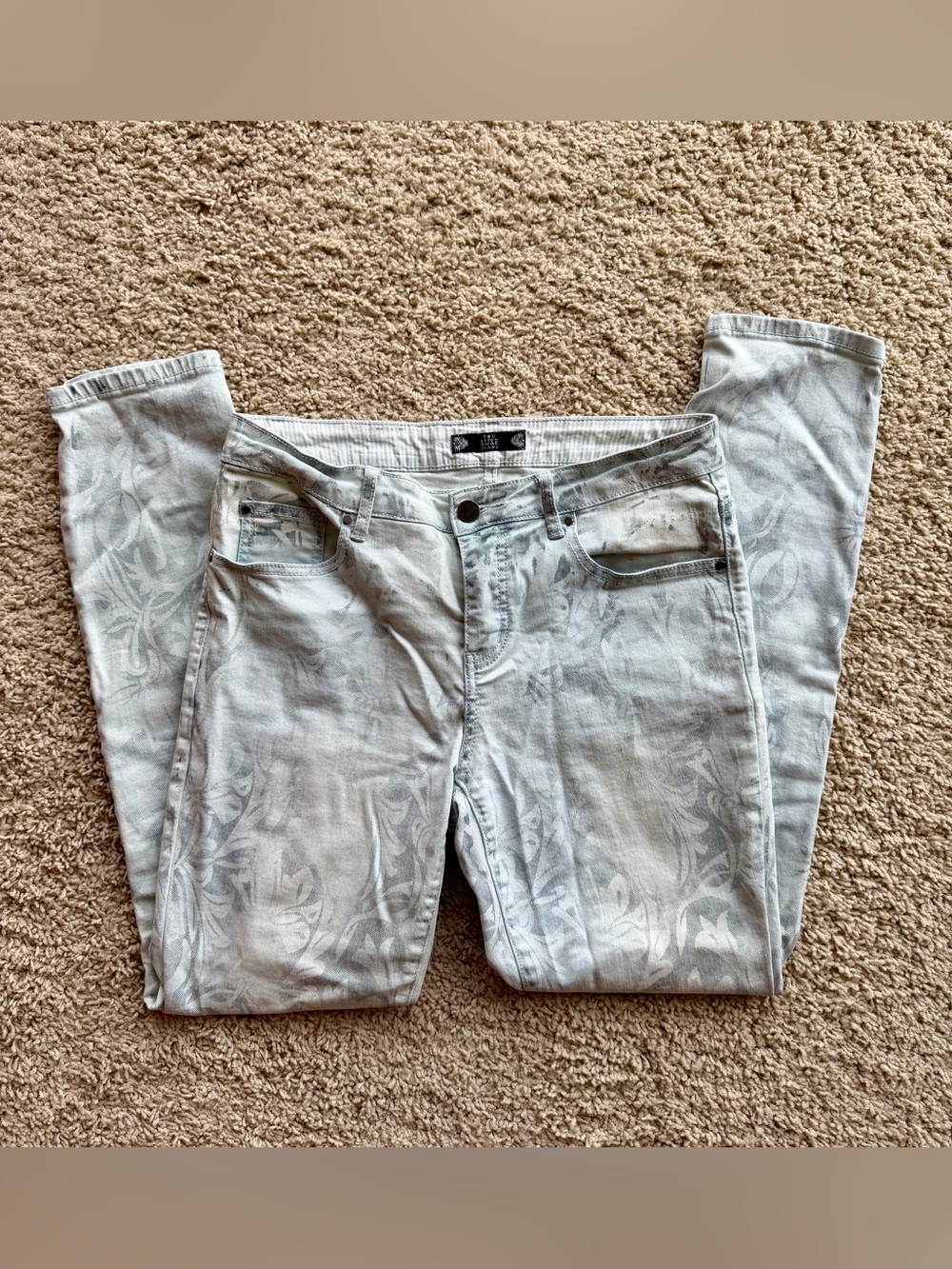 Tru Luxe Floral Print Jeans